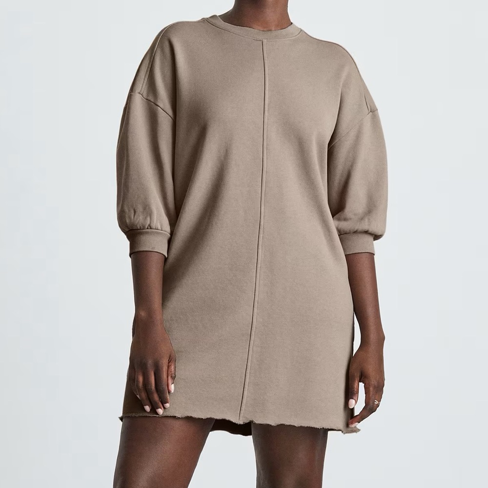 Everlane The Track Dress in Burnt Sugar - M
